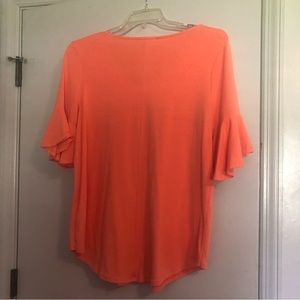 Zenana orange blouse